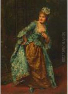 Hors Concours (elegant With A Floral Spray) by Joseph Caraud