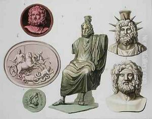 Representations of Zeus, Jupiter or Jove by G. Bramati