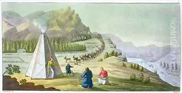 Herding Reindeer, Lapland - view 1