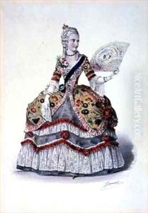 Her most Gracious Majesty, the Queen ball costume, Buckingham Palace by John Brandard