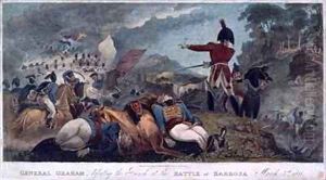 General Graham defeating the French at the Battle of Barrosa by Brooke, W. Hal
