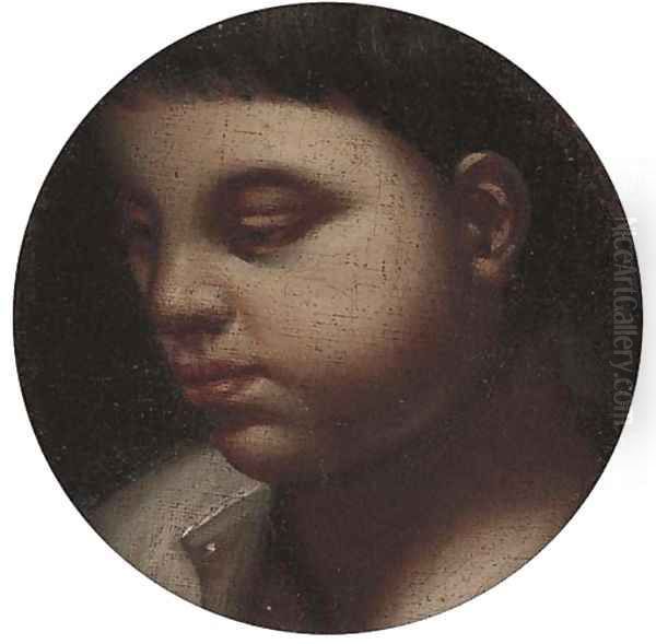 The head of a young boy - view 1