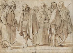 Szene Mit Der Verlesung Eines Schriftstucks by Lodovico Cardi Cigoli