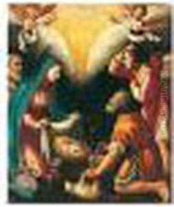 The Adoration Of The Shepherds by Lodovico Cardi Cigoli