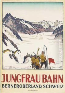 Jungfrau Bahn by Emil Cardinaux