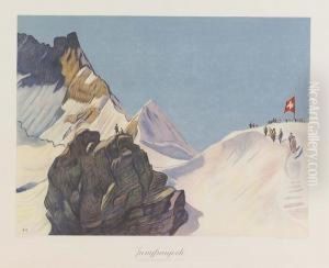"jungfraujoch". by Emil Cardinaux