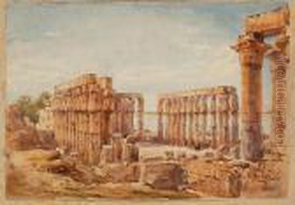 Temple Of Luxor From North East - view 1