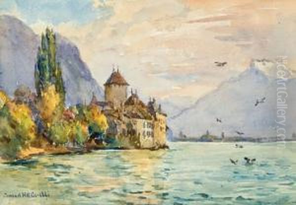 Chateau De Chillon, Lake Of Geneva - view 1