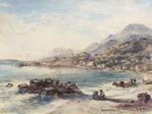 View Of Menton; And Calais
