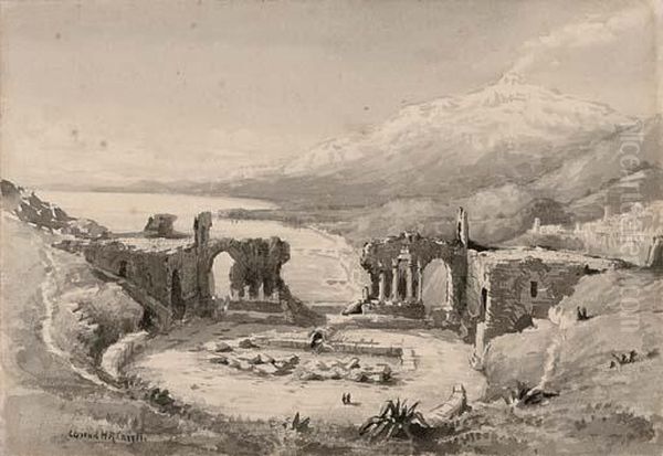 Amphitheatre At Taormina - view 1