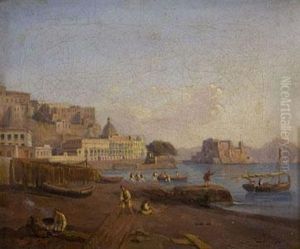 Veduta Di Napoli Con Castel Dell'ovo