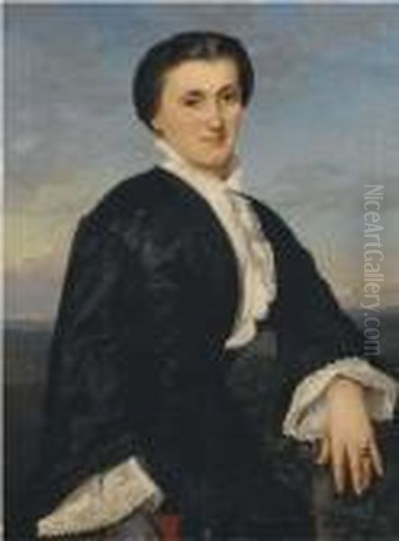 Ritratto Di Signora Nel Paesaggio - view 1