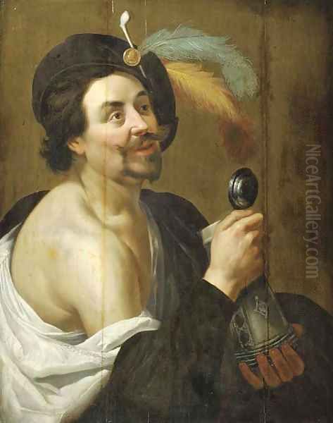 A man with a tankard - view 1