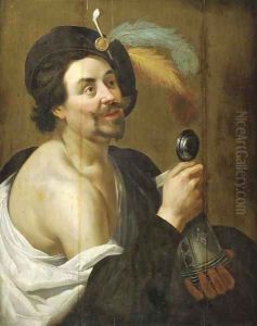 A man with a tankard