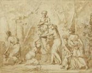 Scene De Bacchanales