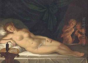 Sleeping venus by Karl Brulloff