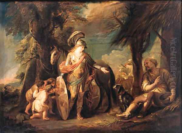 Erminia and the Shepherds - view 1