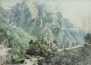 View of Glarnisch, Switzerland by Peter Birmann