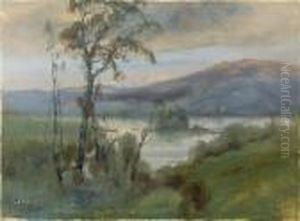 Paesaggio Lacustre by Vittore Antonio Cargnel