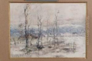Paesaggio Invernale by Vittore Antonio Cargnel
