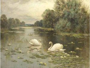 The lily pool by Albert E. Bailey