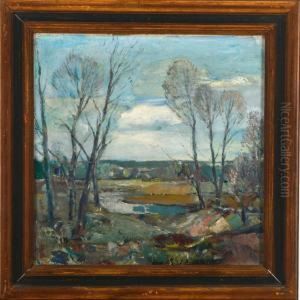 A Landscape Scenery by Hugo Carlberg