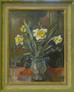 Blomsterstilleben. Blomsterstilleben.
