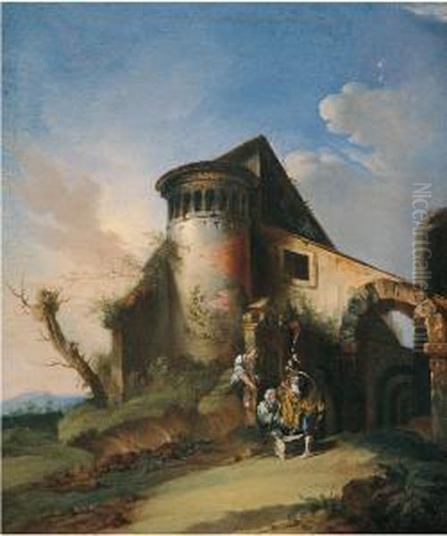 Paesaggio Con Torre E Soldati - view 1