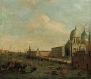 Venezia: Veduta Del Canal Grande E Della Chiesa Della salute