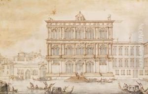 The Palazzo Grimani On The Grand Canal, Venice