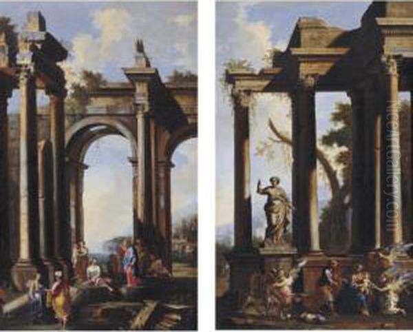 Rest On The Flight Into Egypt; An Apostle Preaching - view 1