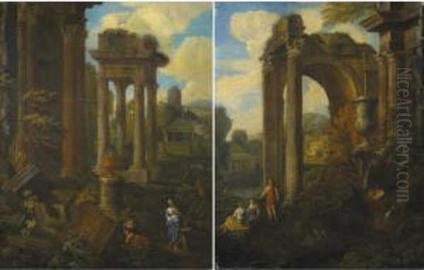 Capricci Con Rovine E Figure - view 1