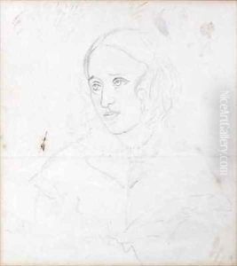 Portrait of George Eliot (Mary Ann Evans) by Caroline Bray