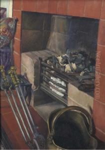 The Fireplace by Hilda Carline