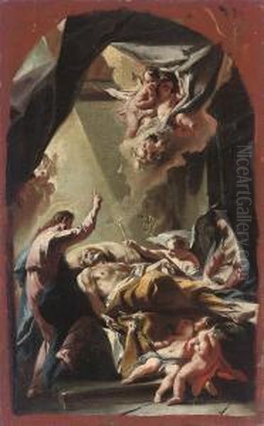 The Death Of Saint Joseph: A Modello For An Altarpiece - view 1