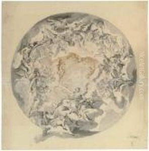 The Apotheosis Of A Saint: A Study For A Ceiling