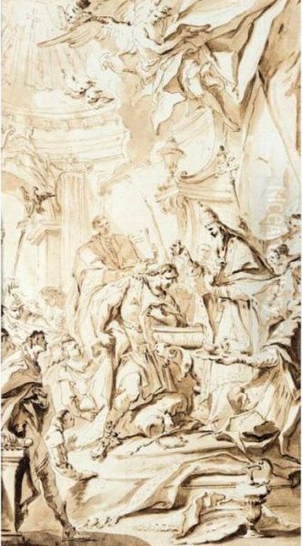 The Baptism Of Constantine - view 1