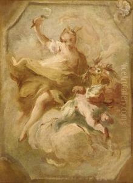 Ceres - A Bozzetto For A Ceiling Decoration - view 1
