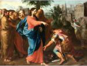 Christ Healing The Roman Centurian's Servant by Giovanni Battista Carlone