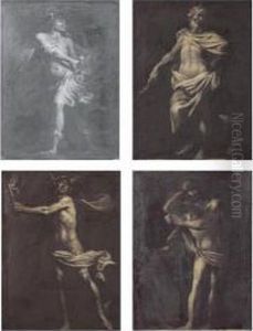 Marte, Giove, Mercurio Ed Il Tempo by Giovanni Battista Carlone