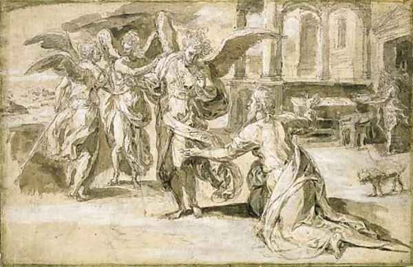 Abraham and the Angels - view 1