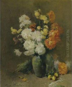 Chrysanthemums by Emil Carlsen