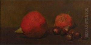 Still Life With Gourds And Onions by Emil Carlsen