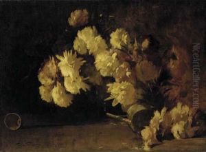 Still Life With Flowers by Emil Carlsen