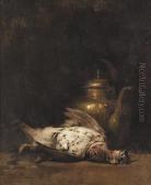 Still Life With A Ruffed Grouse And A Copper Kettle - view 1