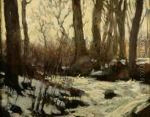 Stream In Winter - view 1