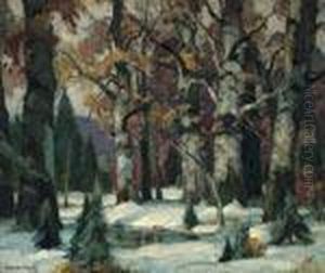 ''sunny Woodland'' by John Fabian Carlson