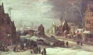 The Outskirts of Antwerp in Winter by J. & Momper, J.de Brueghel