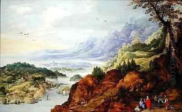 Landscape with Travellers Resting - view 1