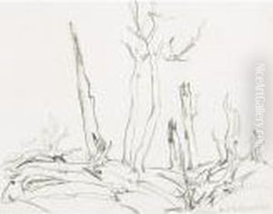 Burnt Trees, Port Coldwell by Franklin Carmichael